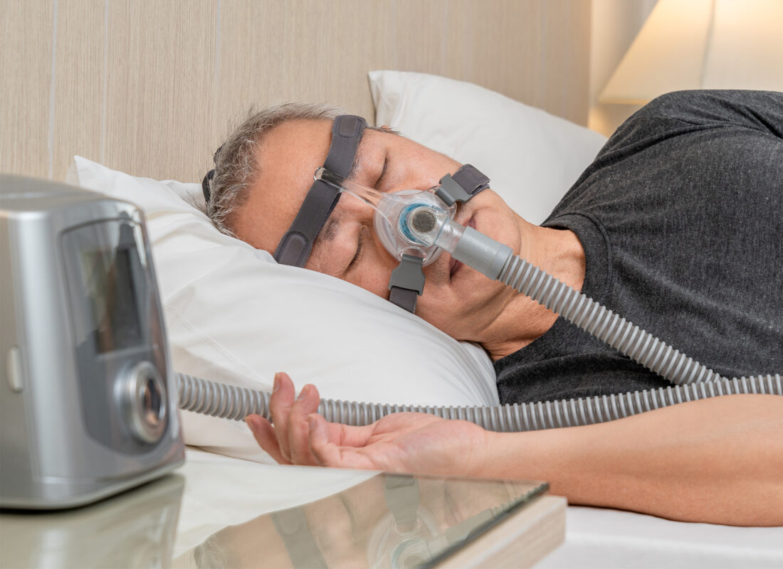 Schlafapnoe CPAP-Beatmung